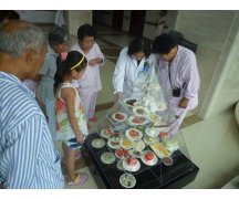 河南省人民醫(yī)院1.5米膳食寶塔使用現(xiàn)場(chǎng)