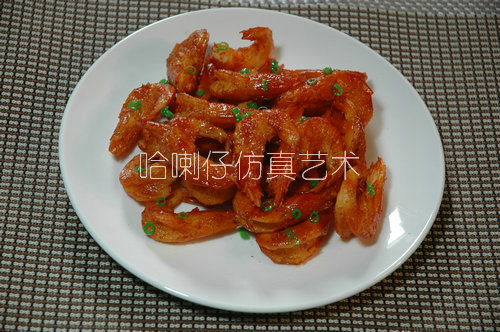 烤蝦模型 燒烤模型