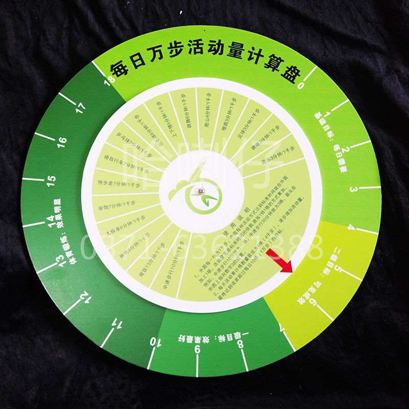 每日萬步活動(dòng)量計(jì)算盤