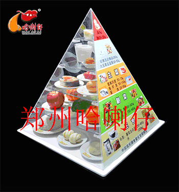 電動(dòng)旋轉(zhuǎn)款膳食寶塔模型